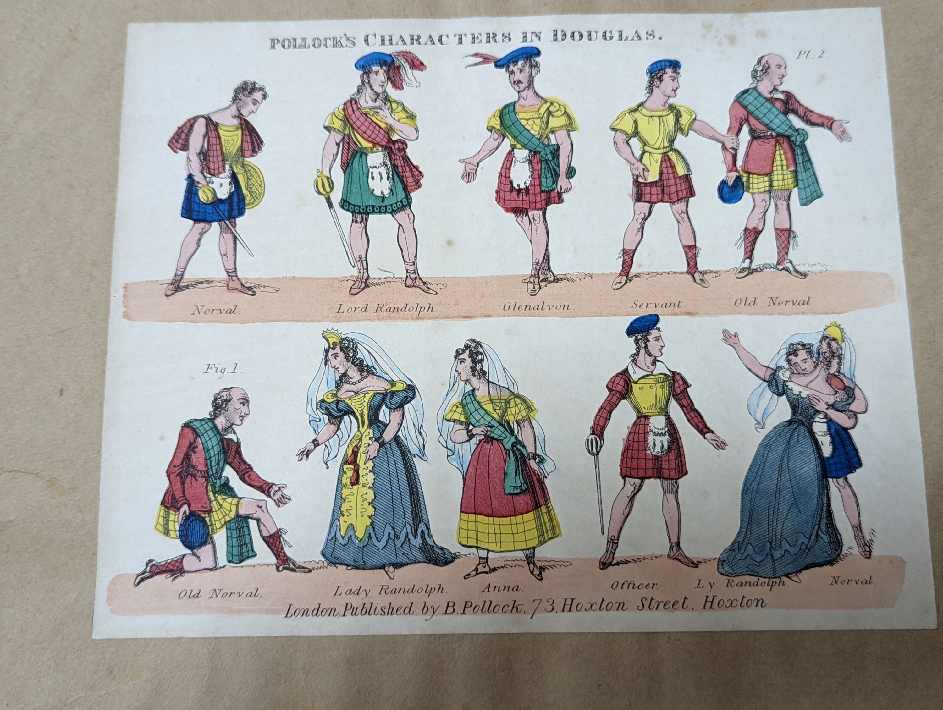A folio of assorted antique prints